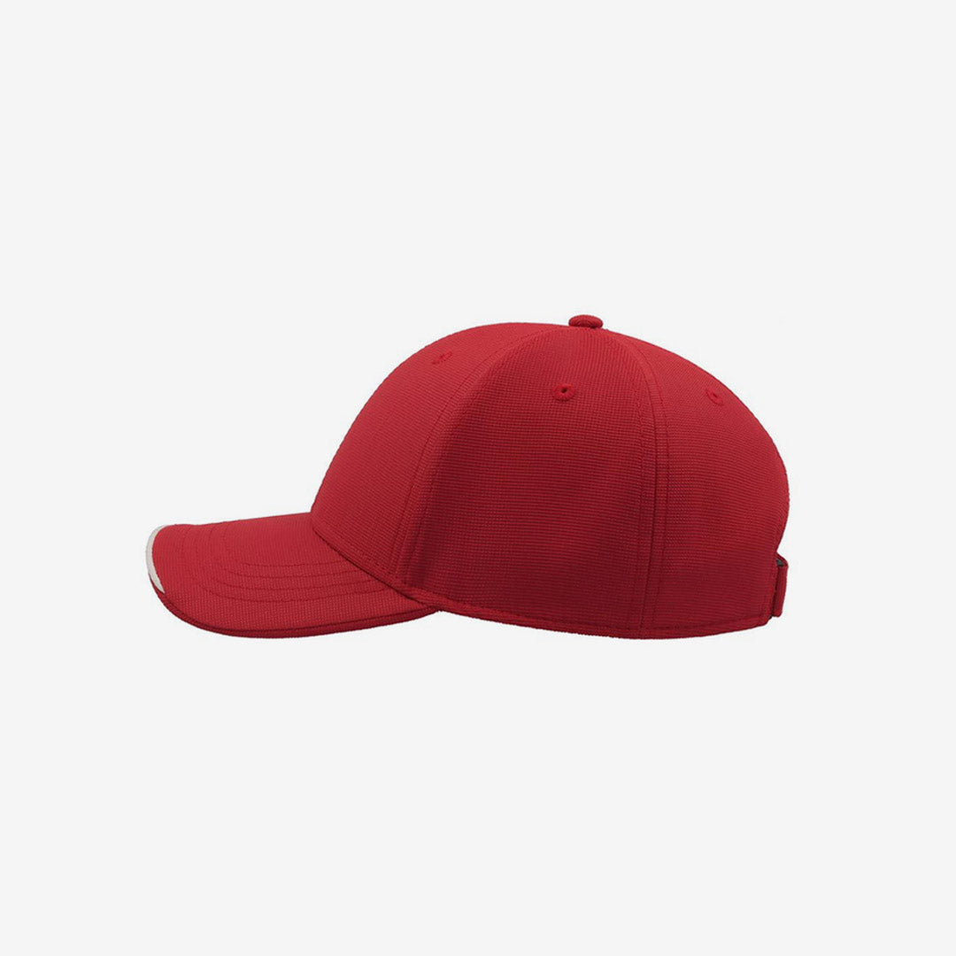 Shop Quality Personalised Atlantis Estoril Cap in Red - A1300