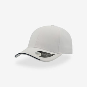 Shop Quality Personalised Atlantis Estoril Cap in White Detail - A1300