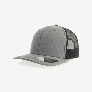 Get Fast & Easy Custom Atlantis Sonic Trucker Cap in Grey Melange/Black - A2400