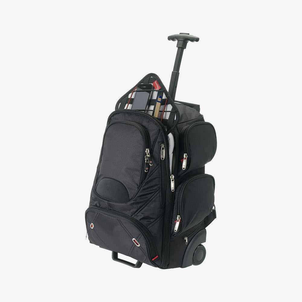 Nottage Elleven Wheeled Compu-Backpack Detail - EL002