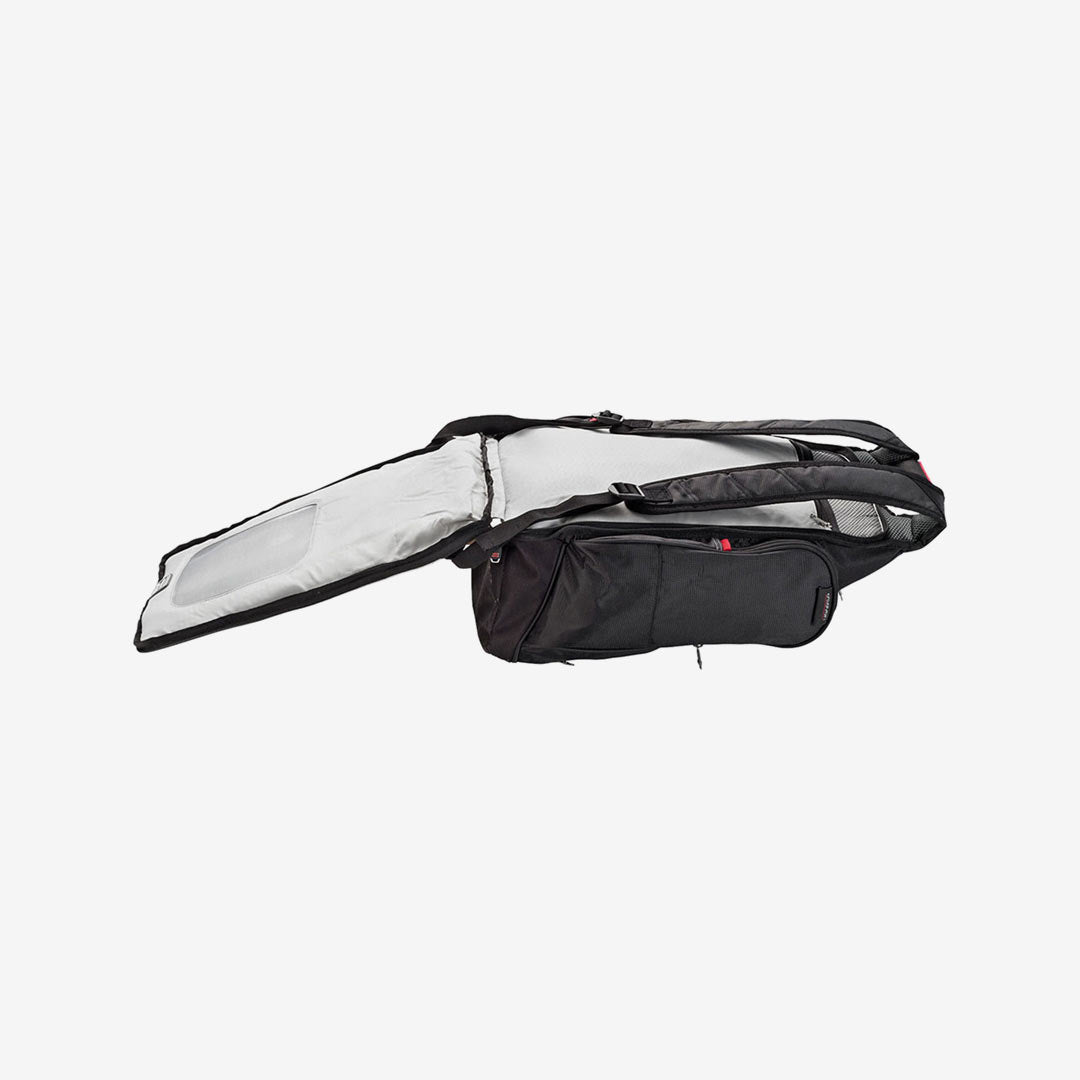 Nottage Elleven Checkpoint-Friendly Compu-Backpack Black Back Detail - EL003 