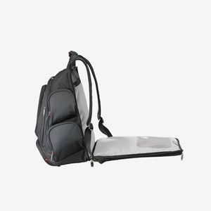 Nottage Elleven Checkpoint-Friendly Compu-Backpack Back Side Open Detail - EL003 