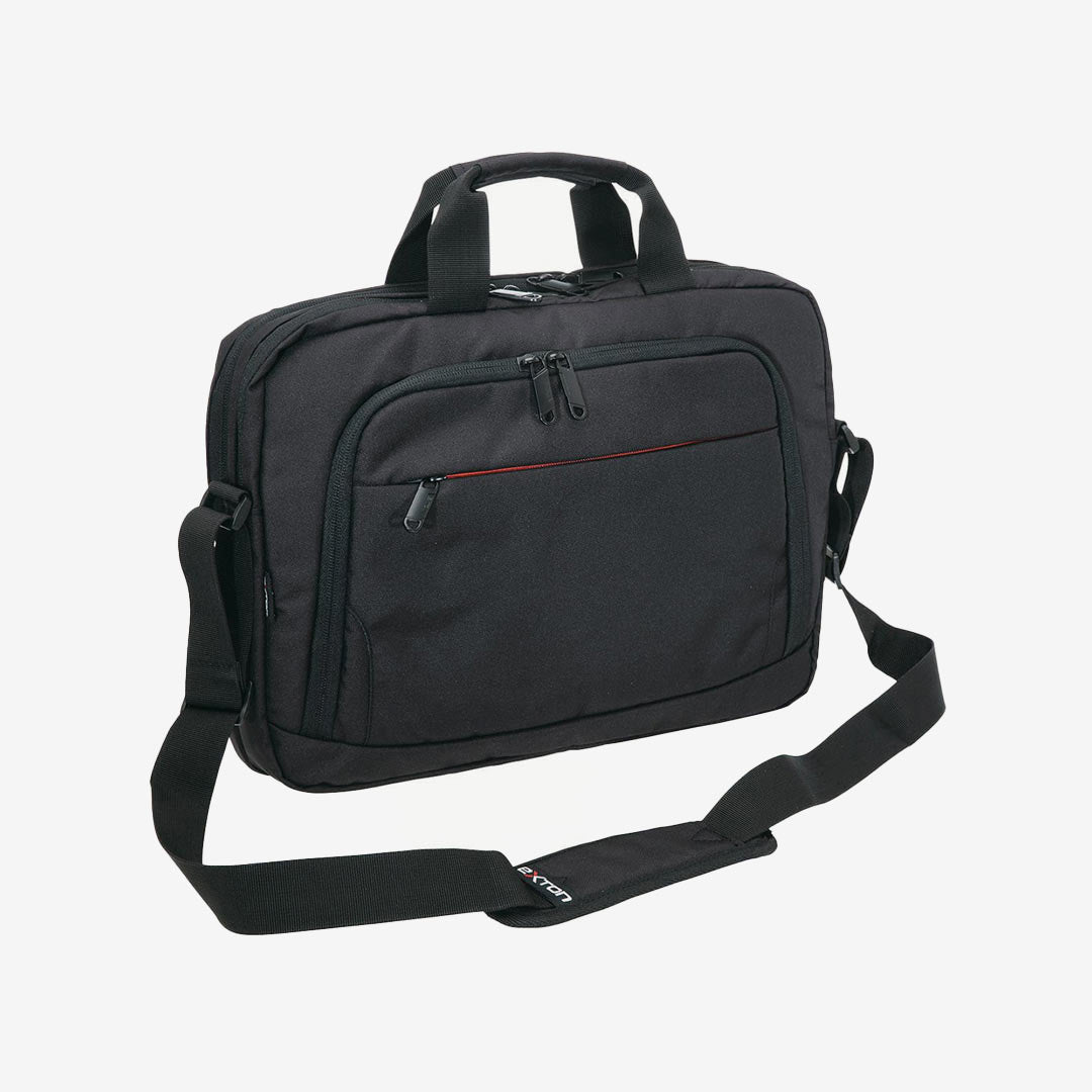 Legend Life Exton Business Satchel in Black/Grey - EX3240