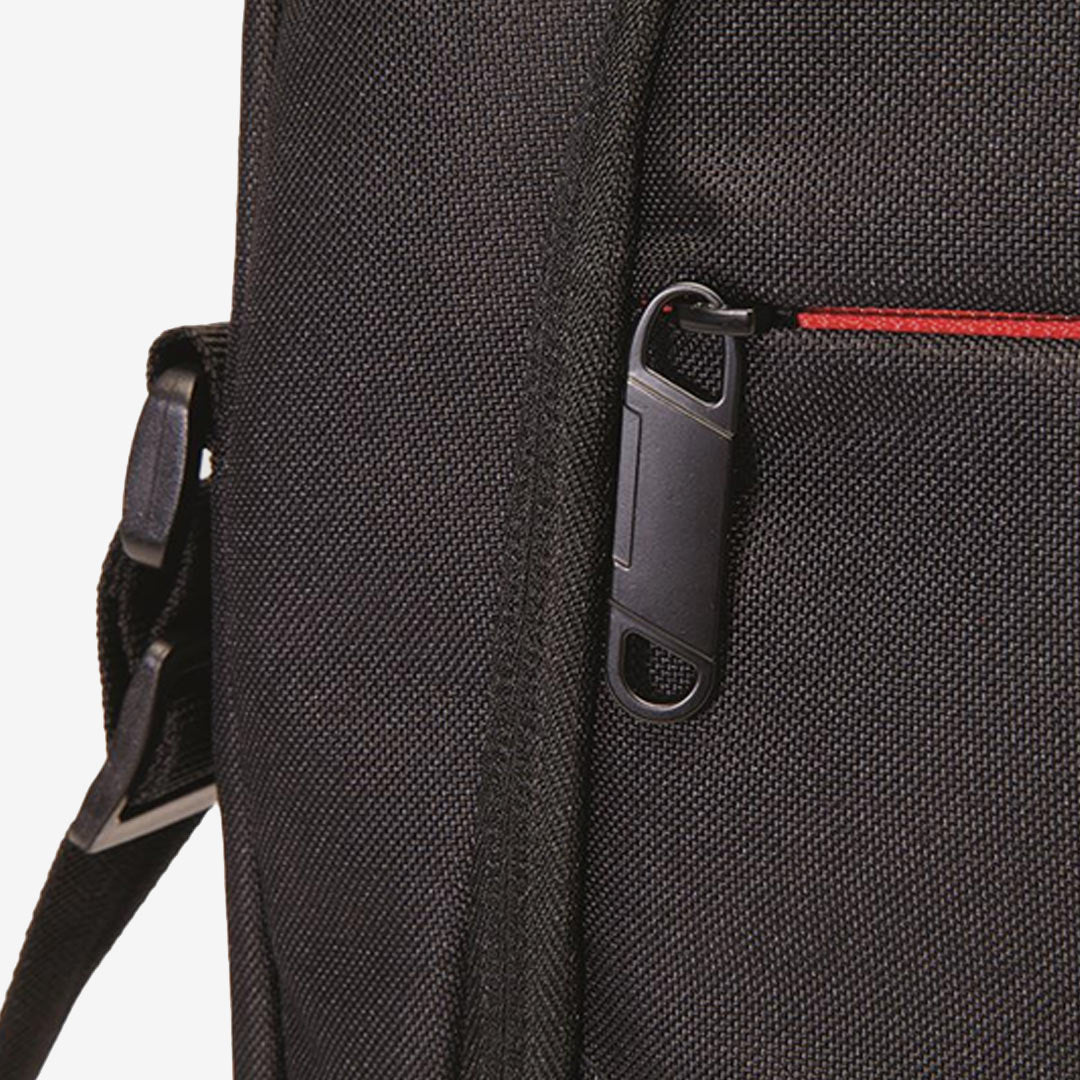Shop Personalised Legend Life Exton Business Satchel in Black/Grey Zipper Detail - EX3240