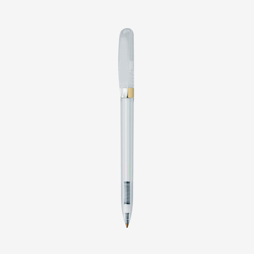 Promo Brands Pivo Clear Gold Pen - Clear - G1200