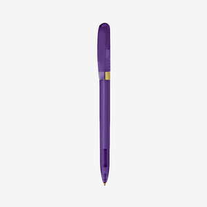 Promo Brands Pivo Clear Gold Pen - Purple - G1200