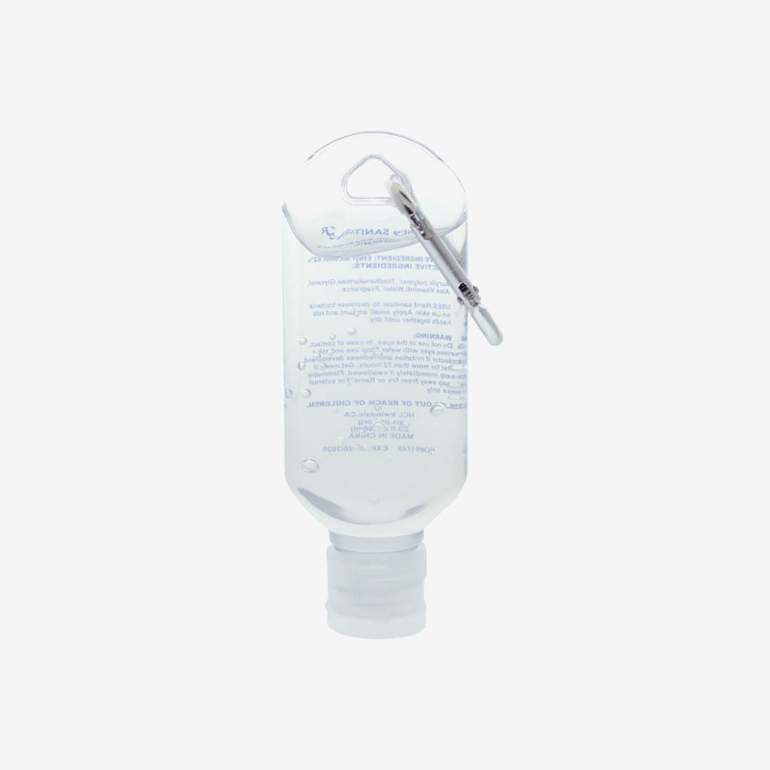 Promo Brands 60ml Hand Sanitiser w/ Carabiner - H312