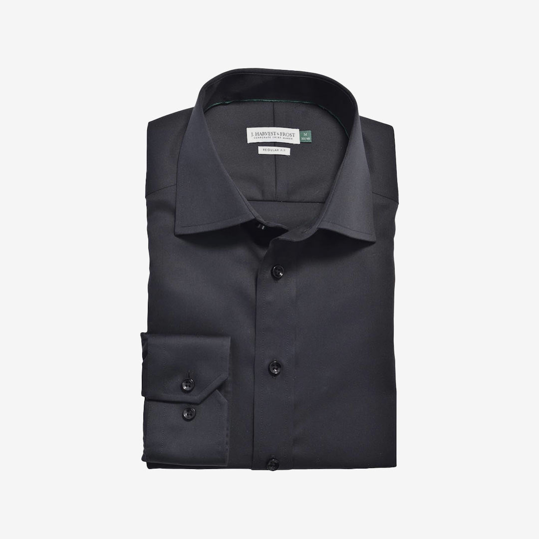 Order Personalized Legend Life Green Bow 01 Men's Dress Shirt in Black Folded - HF301