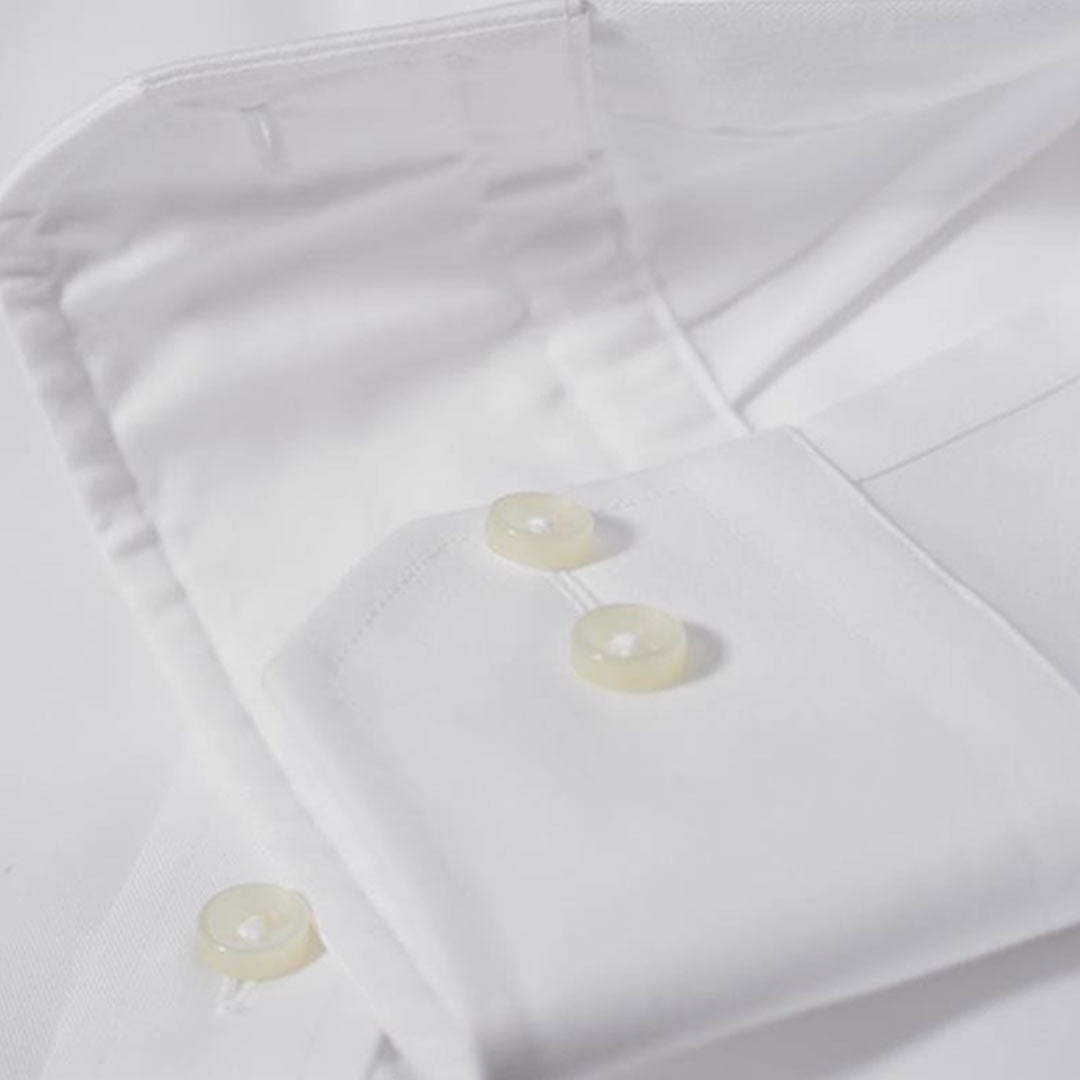 Shop Custom Legend Life Green Bow 01 Men's Dress Shirt in White Detail - HF301