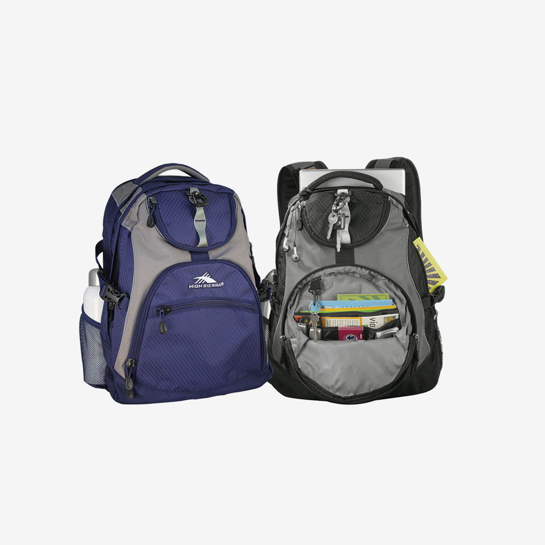 Nottage High Sierra Access 17'' Computer Backpack Black and Blue - HS1006BL