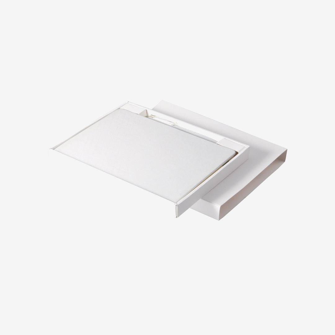 Nottage Geo Journal Notebook and Pen Set in White with Packaging - JB1026