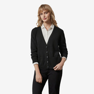 Woman wearing Biz Collection Ladies Woolmix Cardigan - LC8008