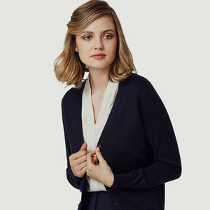 Woman wearing Biz Collection Ladies Roma Cardigan  - LC916L