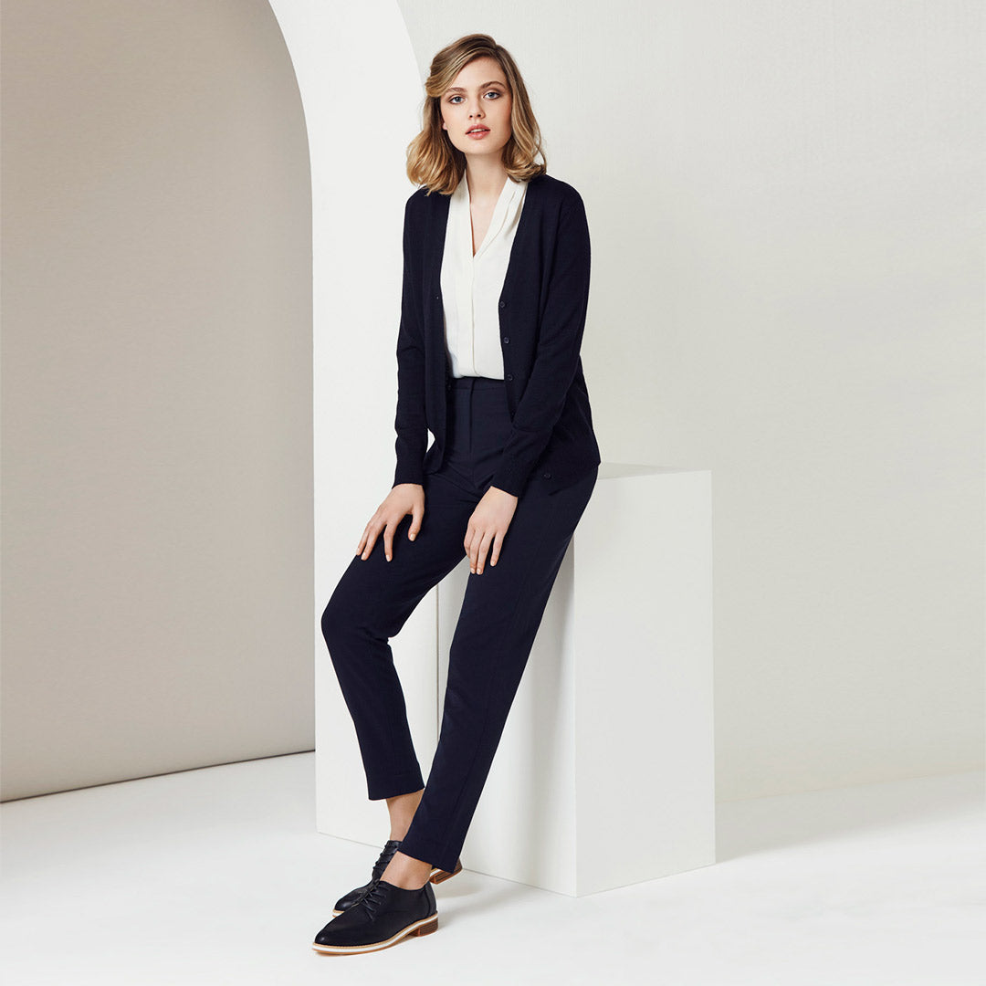 Woman wearing Biz Collection Ladies Roma Cardigan - LC916L