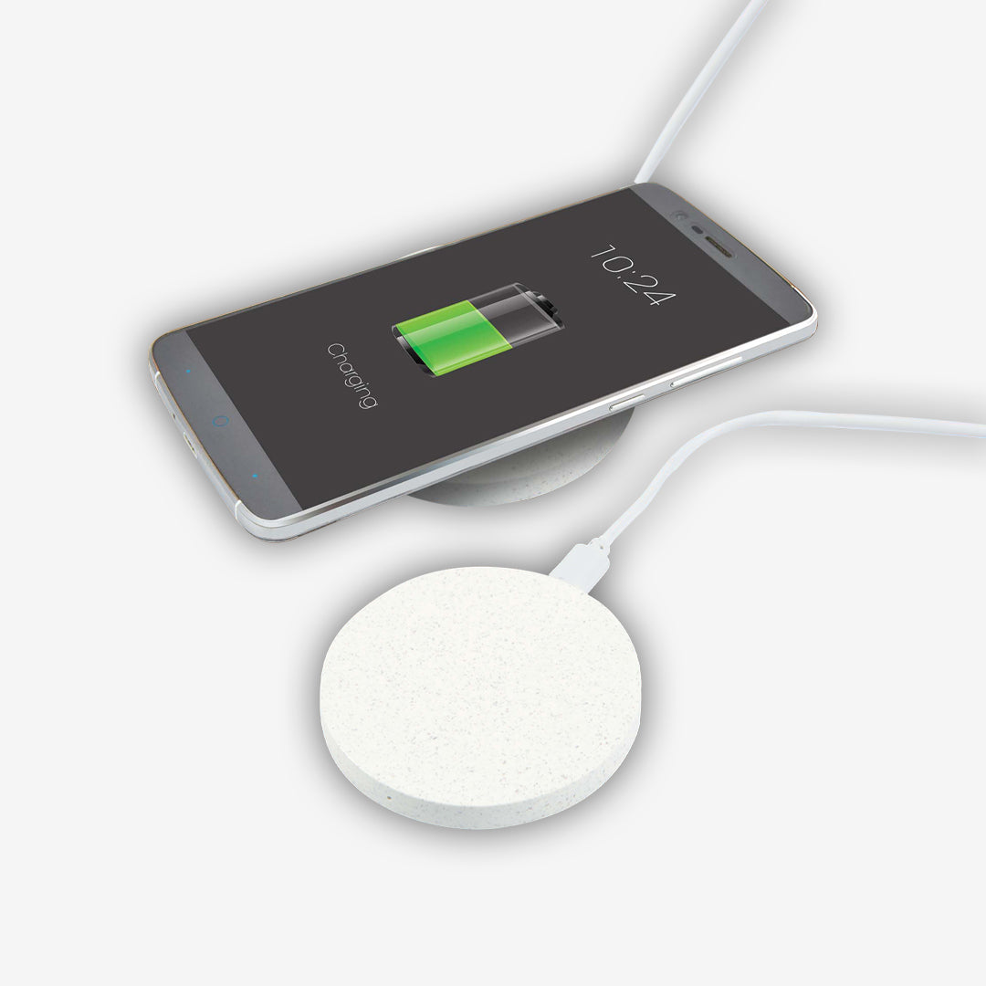 Logo Line Arc Eco Round Wireless Charger - LL0222