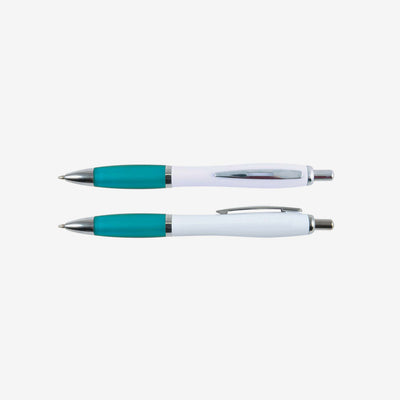 White/Aqua - Front