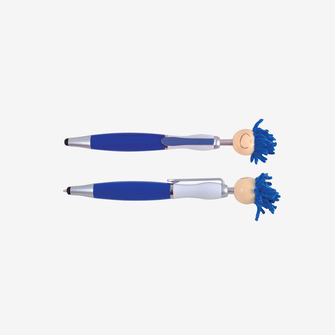 Logo Line Mop Top Pen and Stylus - eco friendly conference gifts Logo Line Mop Top Pen and Stylus - eco friendly conference gifts