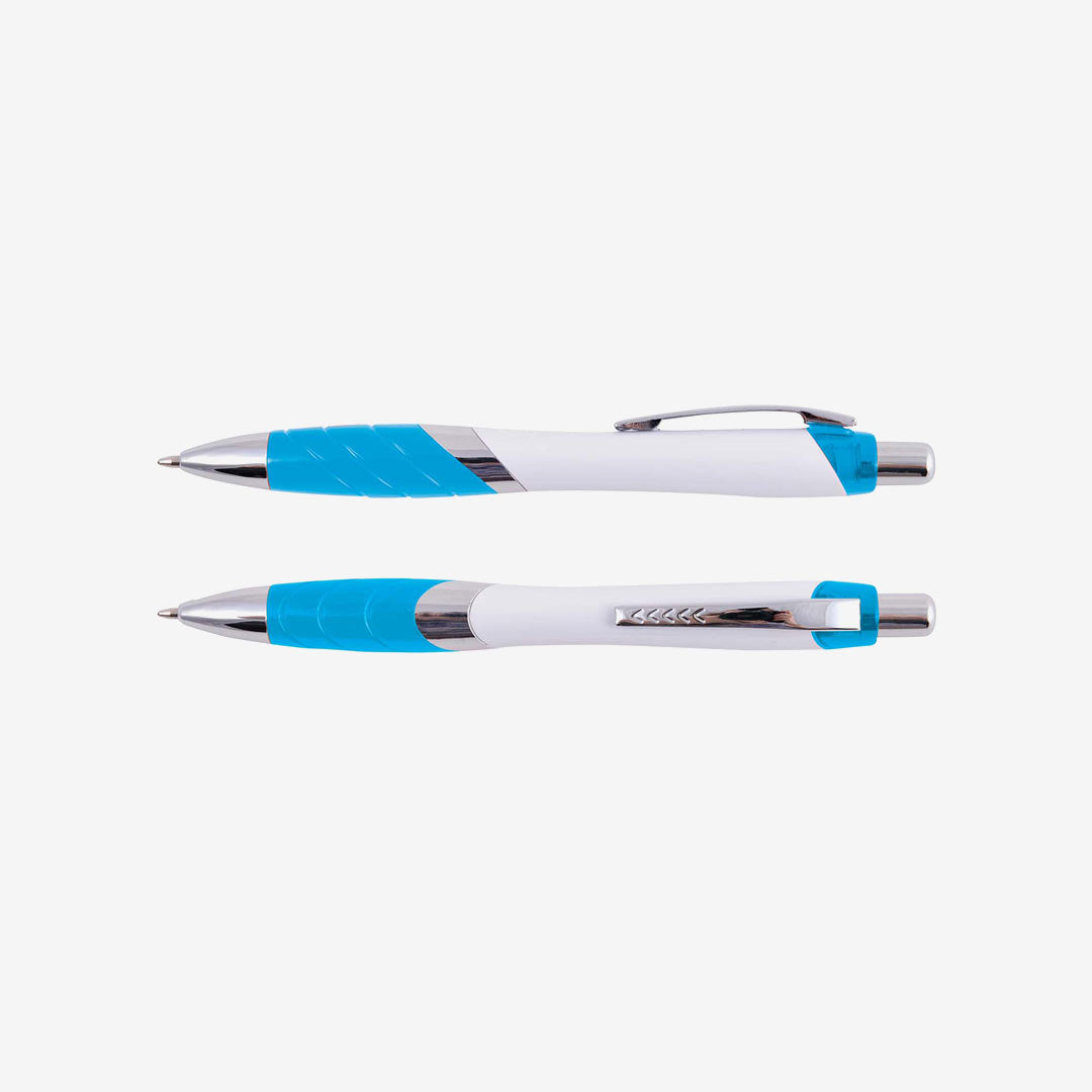 White/Light Blue - Front