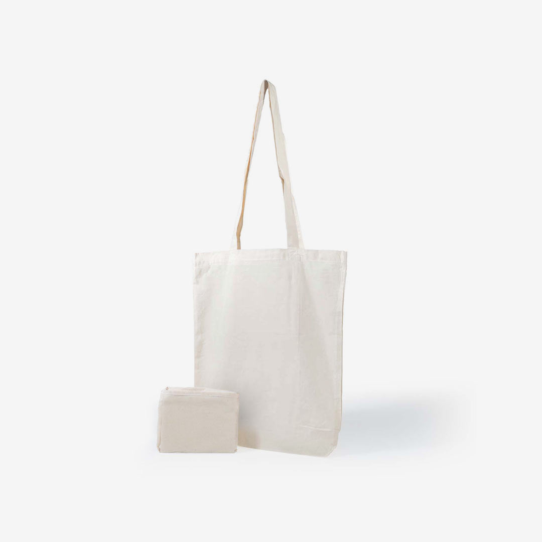  Quality Promotional Item Logo Line Urban Shopper Folding Calico Bag (LH) Detail  - LL0946