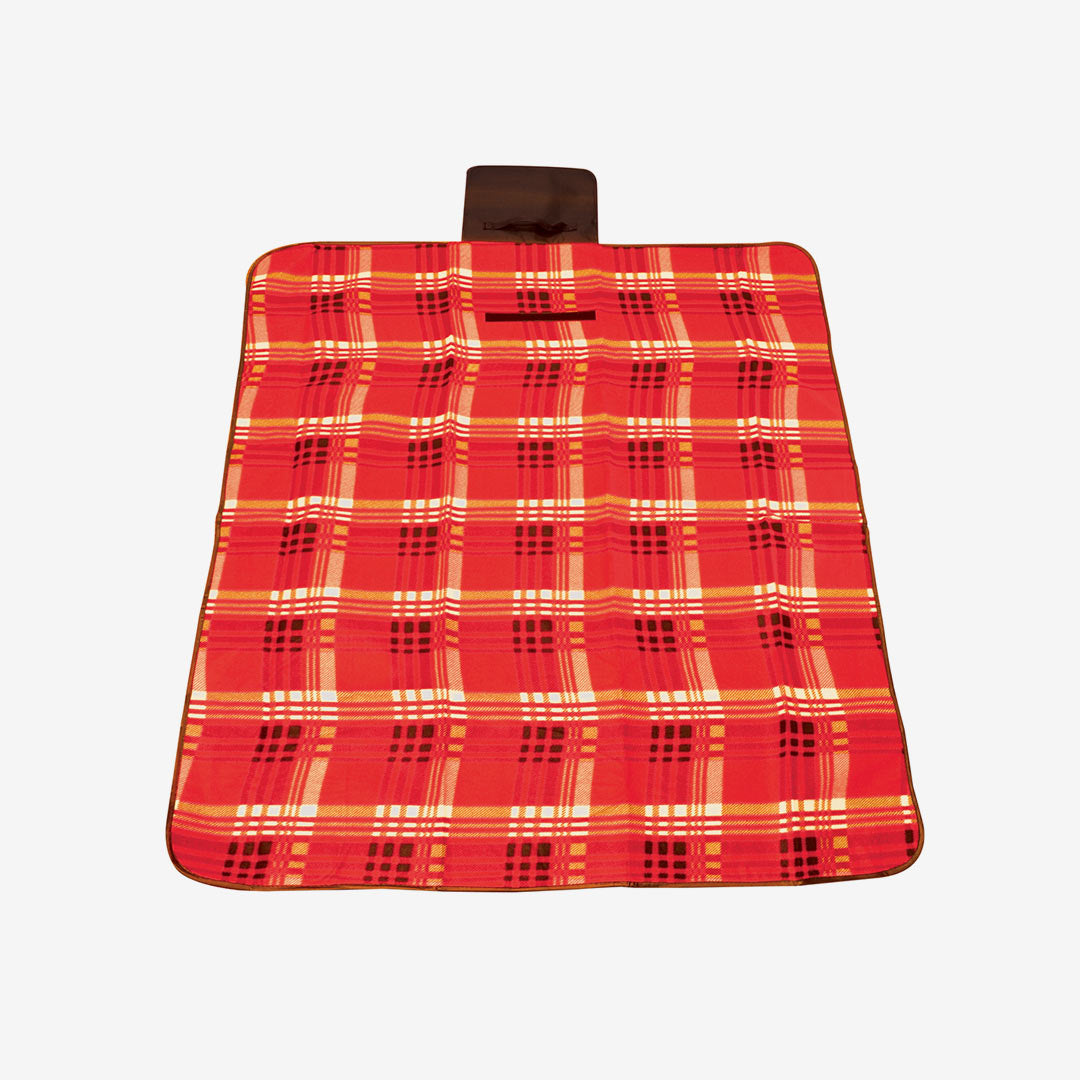 Logo Line Leisure Picnic Blanket in Red/White - LL8365