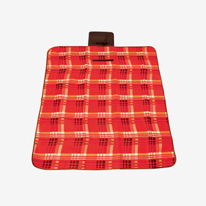 Logo Line Leisure Picnic Blanket in Red/White - LL8365