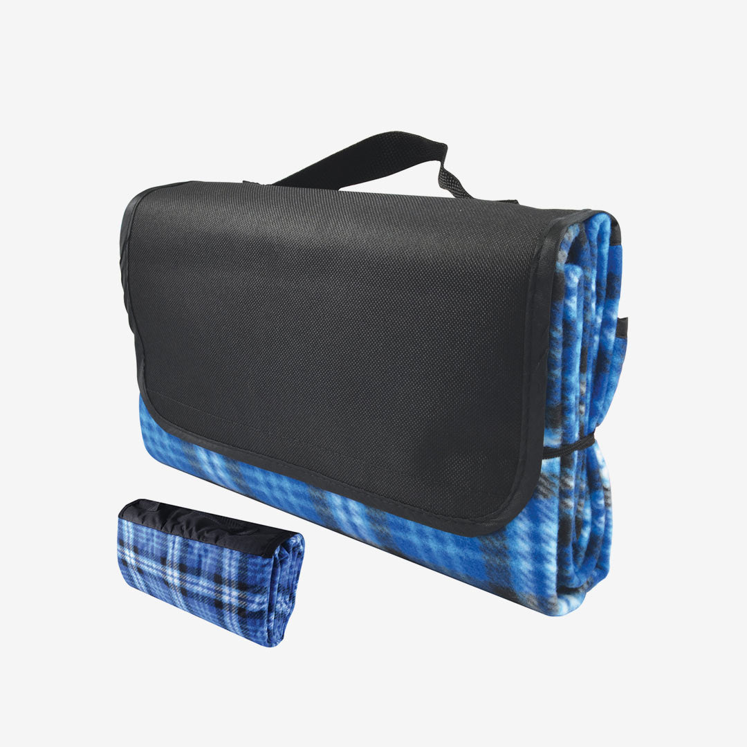 Logo Line Leisure Picnic Blanket - LL8365 Blue/White - Front