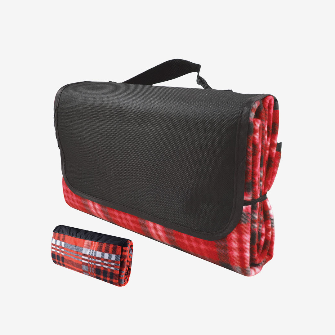 Logo Line Leisure Picnic Blanket - LL8365 Red/White - Front