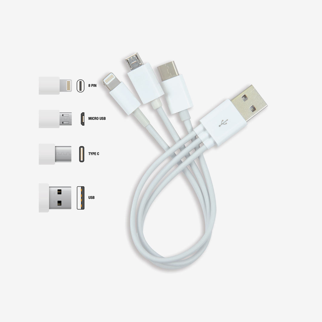 Logo Line Matrix Power Bank Charger Cable - LL9204