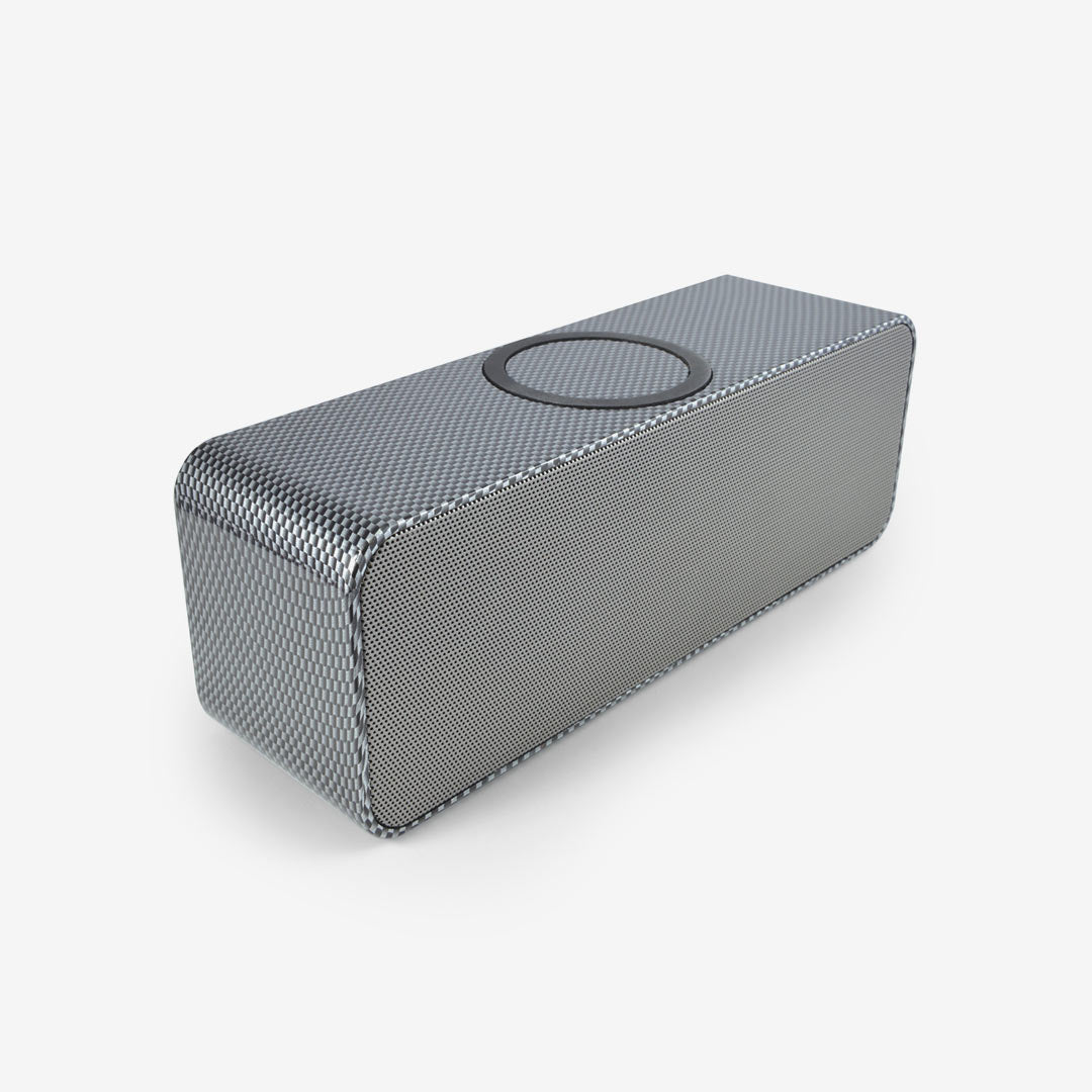 Logo Line Shogun Speaker & Inductive Charger - Branded tech accessories Logo Line Shogun Speaker & Inductive Charger - Branded tech accessories
