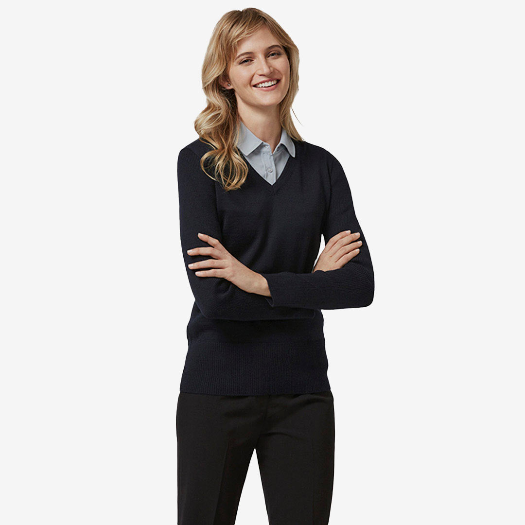 Woman wearing Biz Collection Ladies Milano Pullover - LP618L
