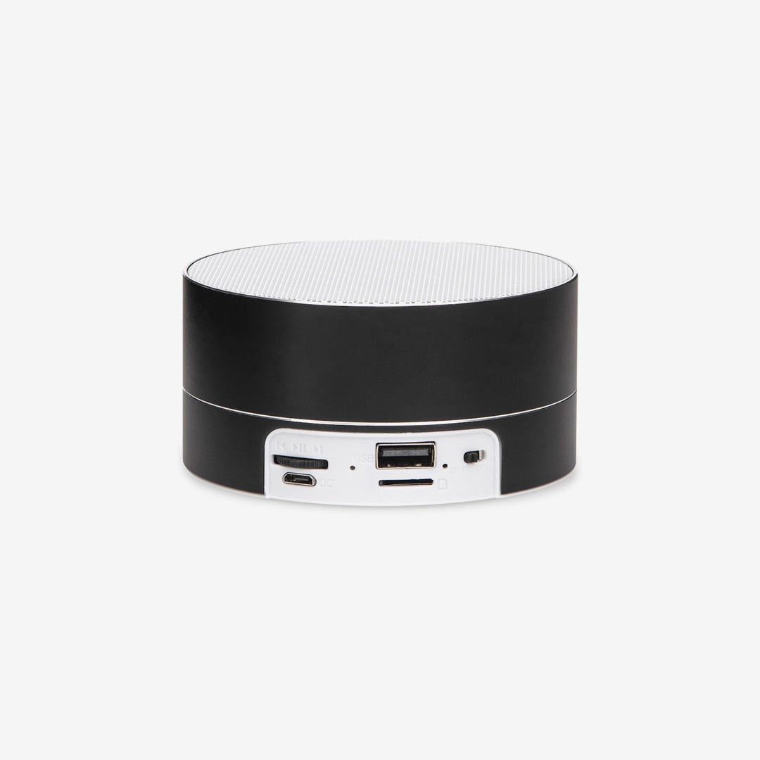 Logo Line Tango Bluetooth Speaker - LL9452 Black Side Profile
