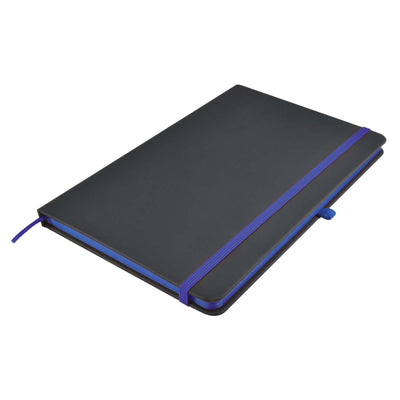 Logo Line Venture Supreme A5 Notebook - LL5089 Black/Dark Blue Profile