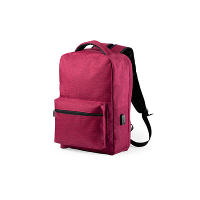 Orso Komplete Anti-Theft Backpack Red - M6345