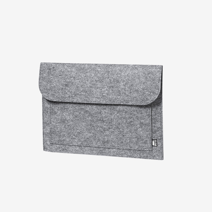Orso Eco Recycled Laptop Pouch Novac - Angle Image - M1130