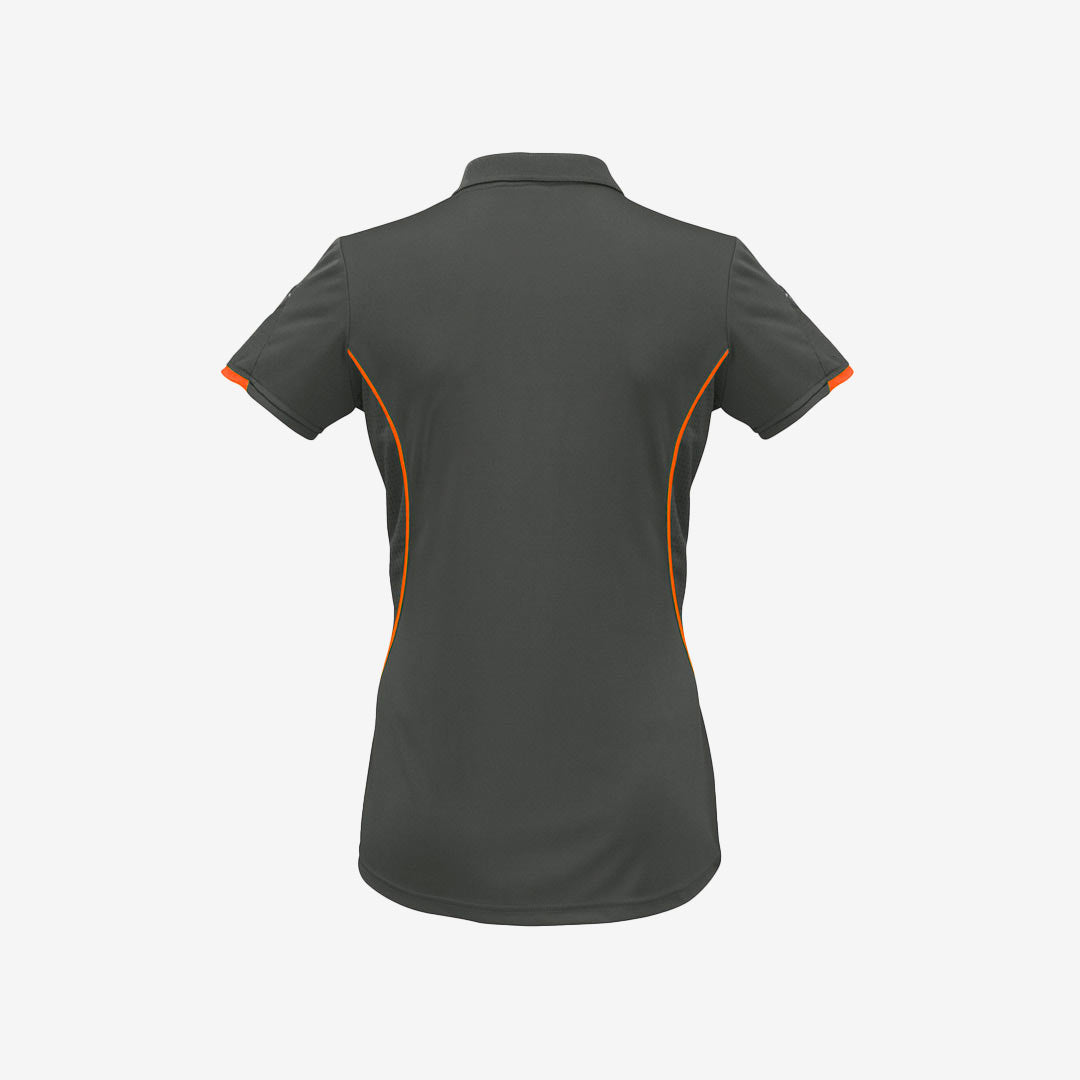 Grey/Fluoro Orange - Back