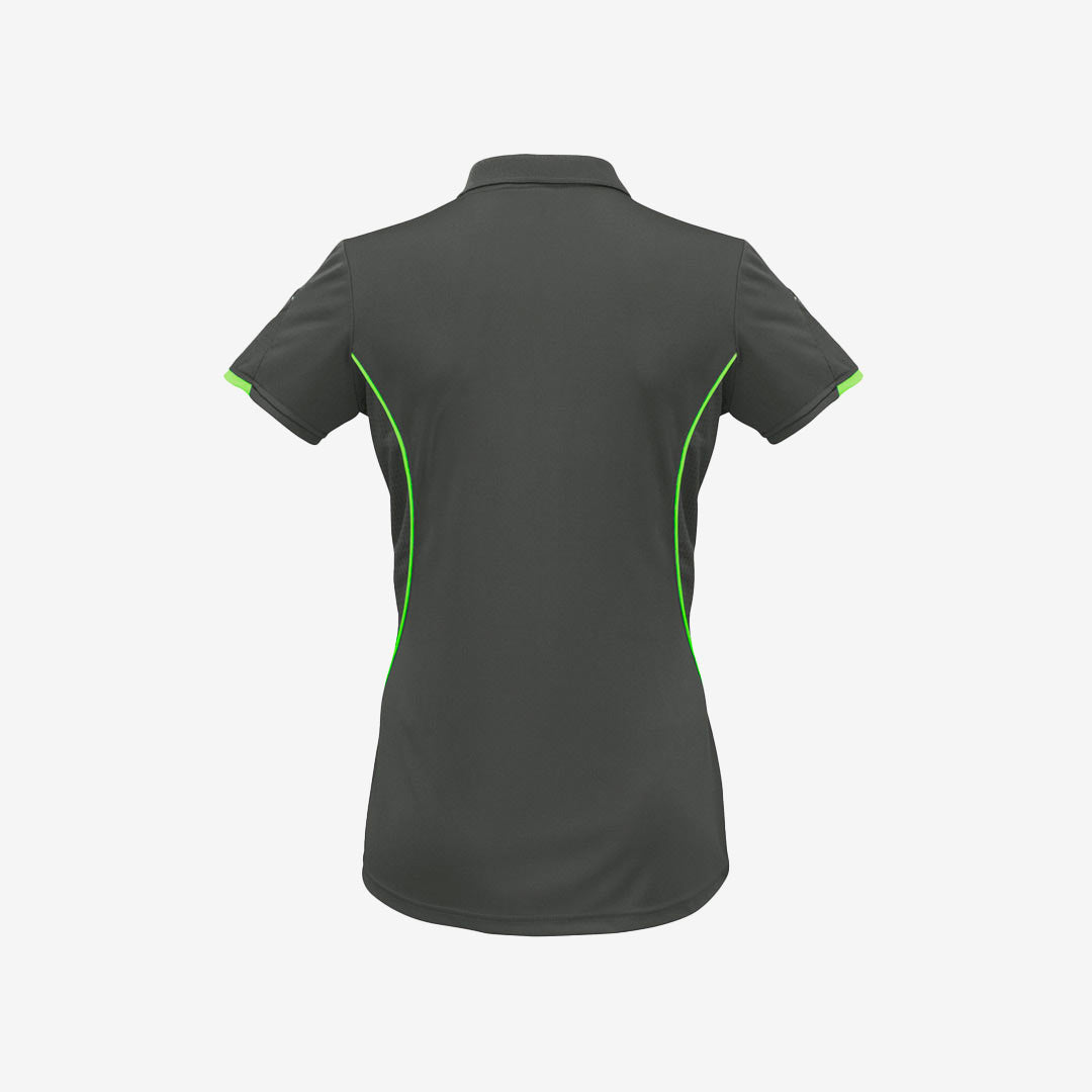 Grey/Fluoro Lime - Back