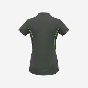 Grey/Fluoro Lime - Back