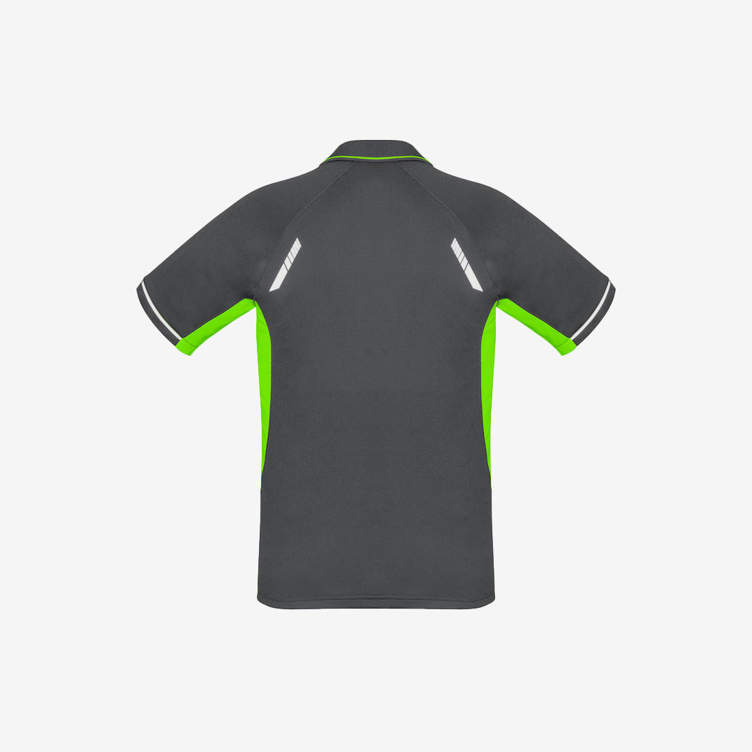 Grey/Fluoro Lime/Silver - Back