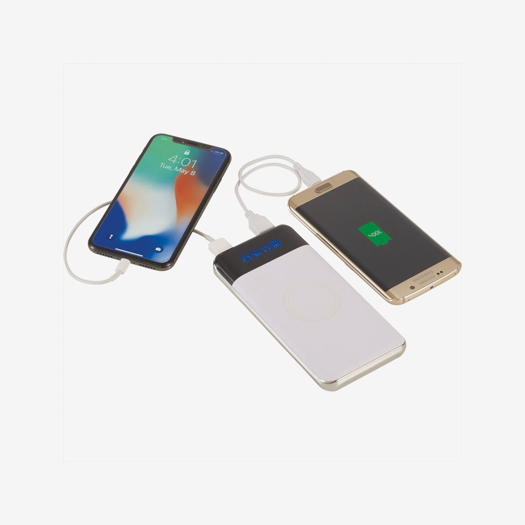 Constant 10000 mAh Wireless Power Bank with LED Display - 12 Branded Merch Giveaway Ideas to Boost Your Brand Constant 10000 mAh Wireless Power Bank with LED Display - 12 Branded Merch Giveaway Ideas to Boost Your Brand