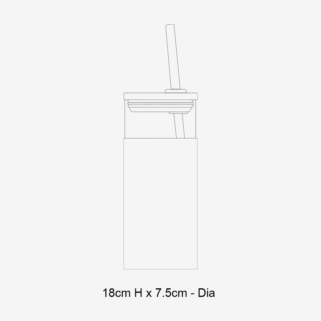 Gear for Life Envy 590ml Glass Bottle Lineart -  POEGB