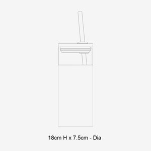 Gear for Life Envy 590ml Glass Bottle Lineart -  POEGB