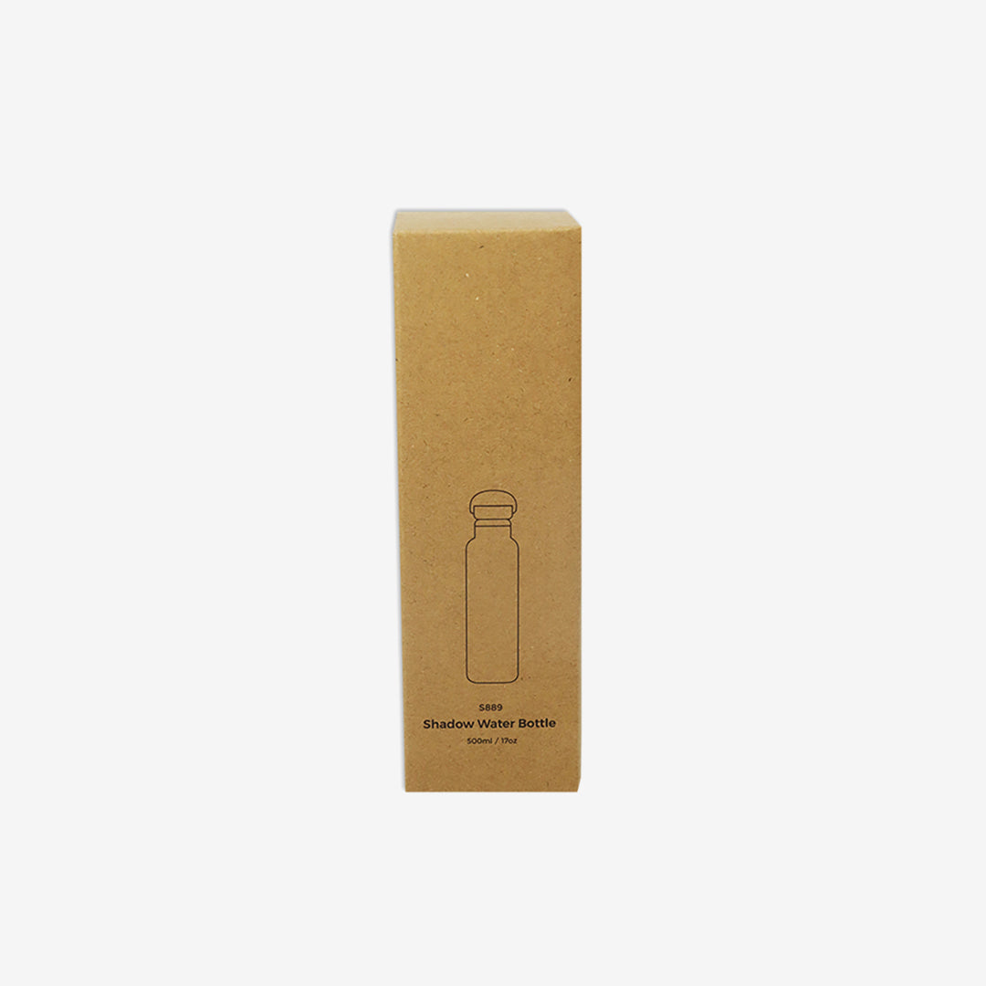 Promo Brands Shadow 500ml Water Bottle Packaging Front - S889