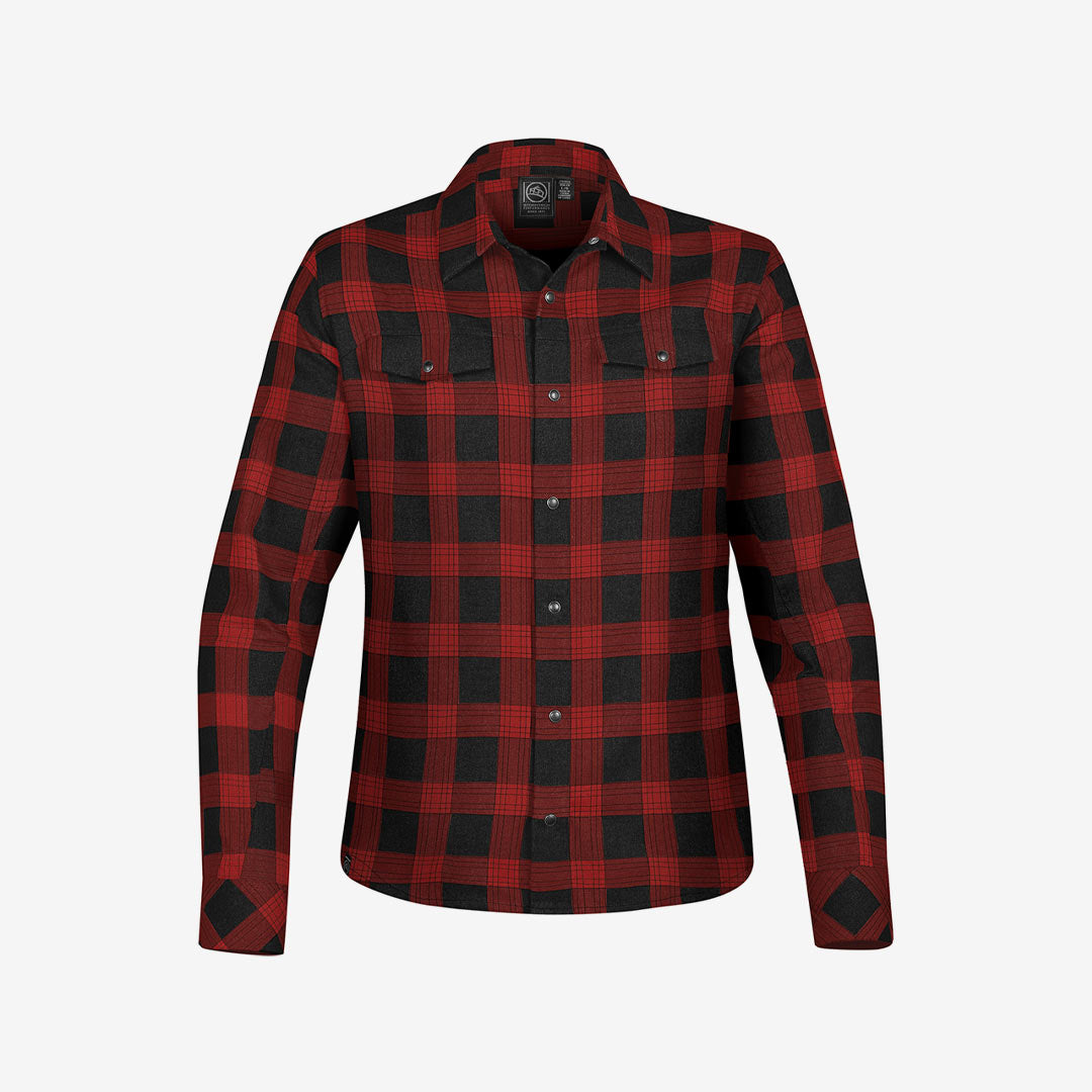 Black/Red Plaid - Front