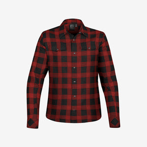 Black/Red Plaid - Front