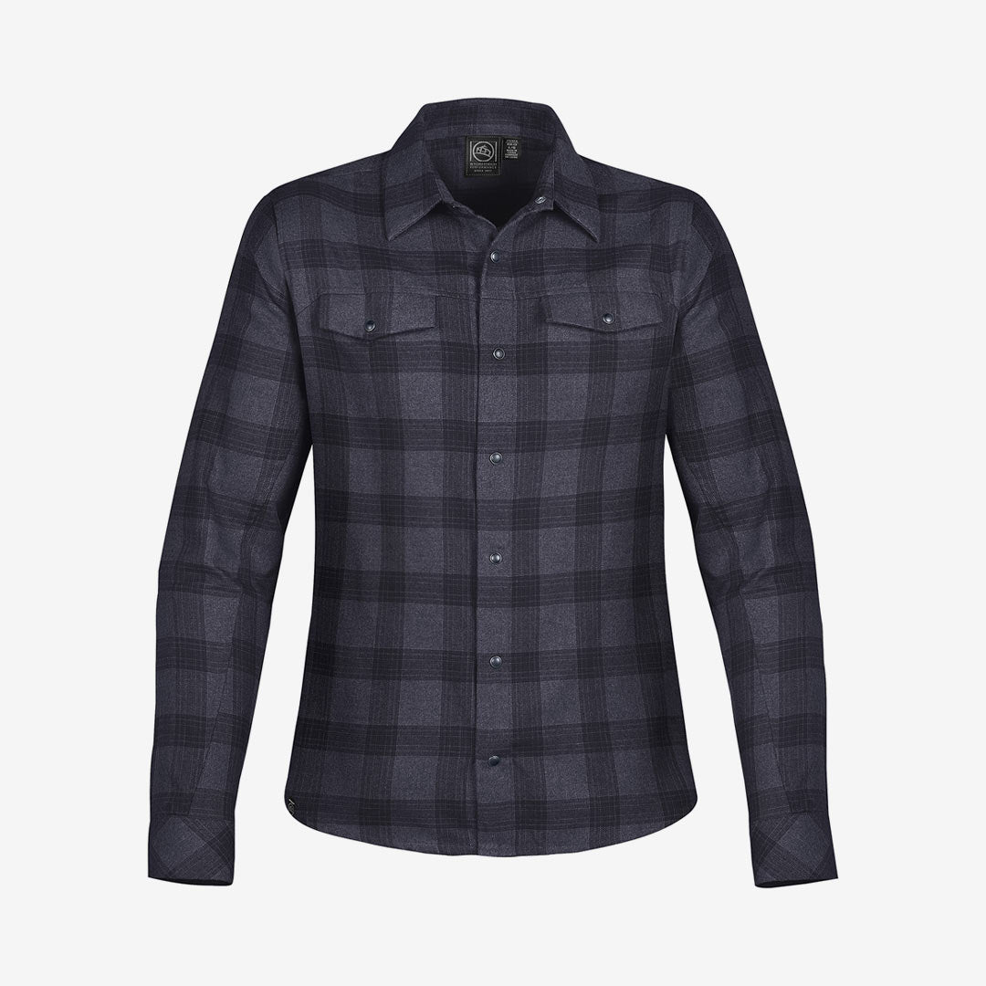 Navy Plaid - Front