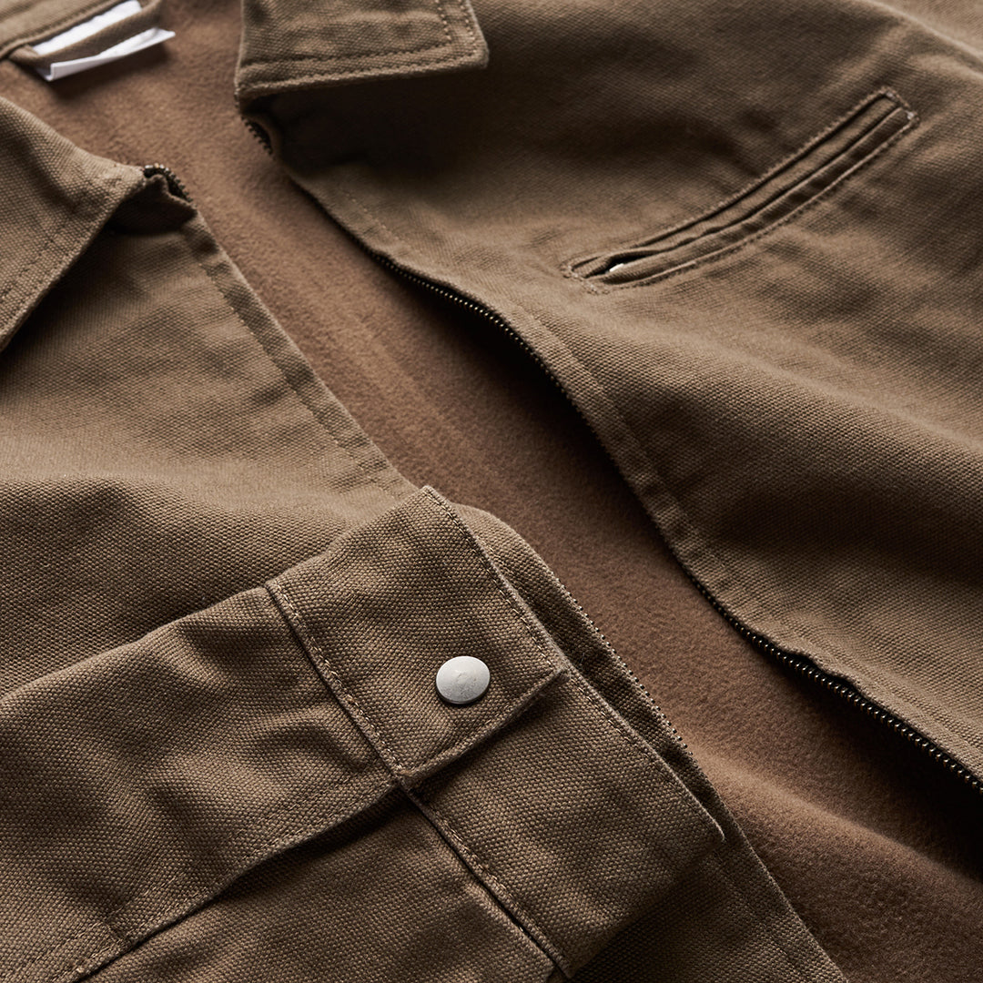 AS Colour Men's Canvas Heavy Jacket in Walnut Detail  - 5527