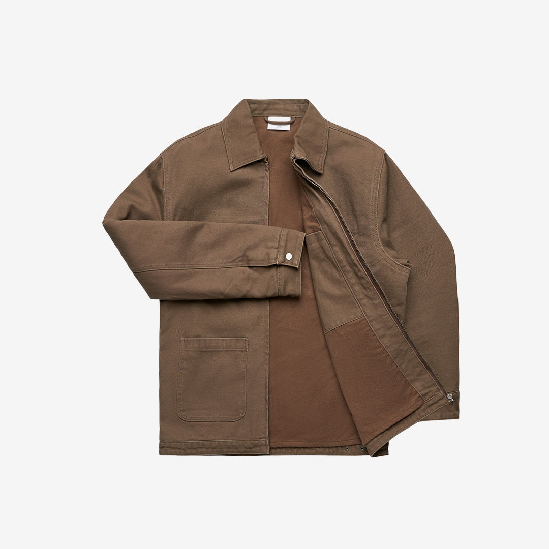 AS Colour Men's Canvas Heavy Jacket in Walnut - 5527