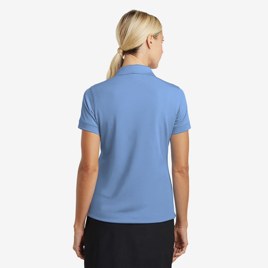 Nike Ladies Dri-FIT Classic Polo Light Blue Model Back 286772
