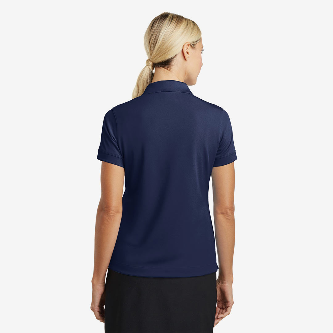 Nike Ladies Dri-FIT Classic Polo Midnight Navy Model Back 286772