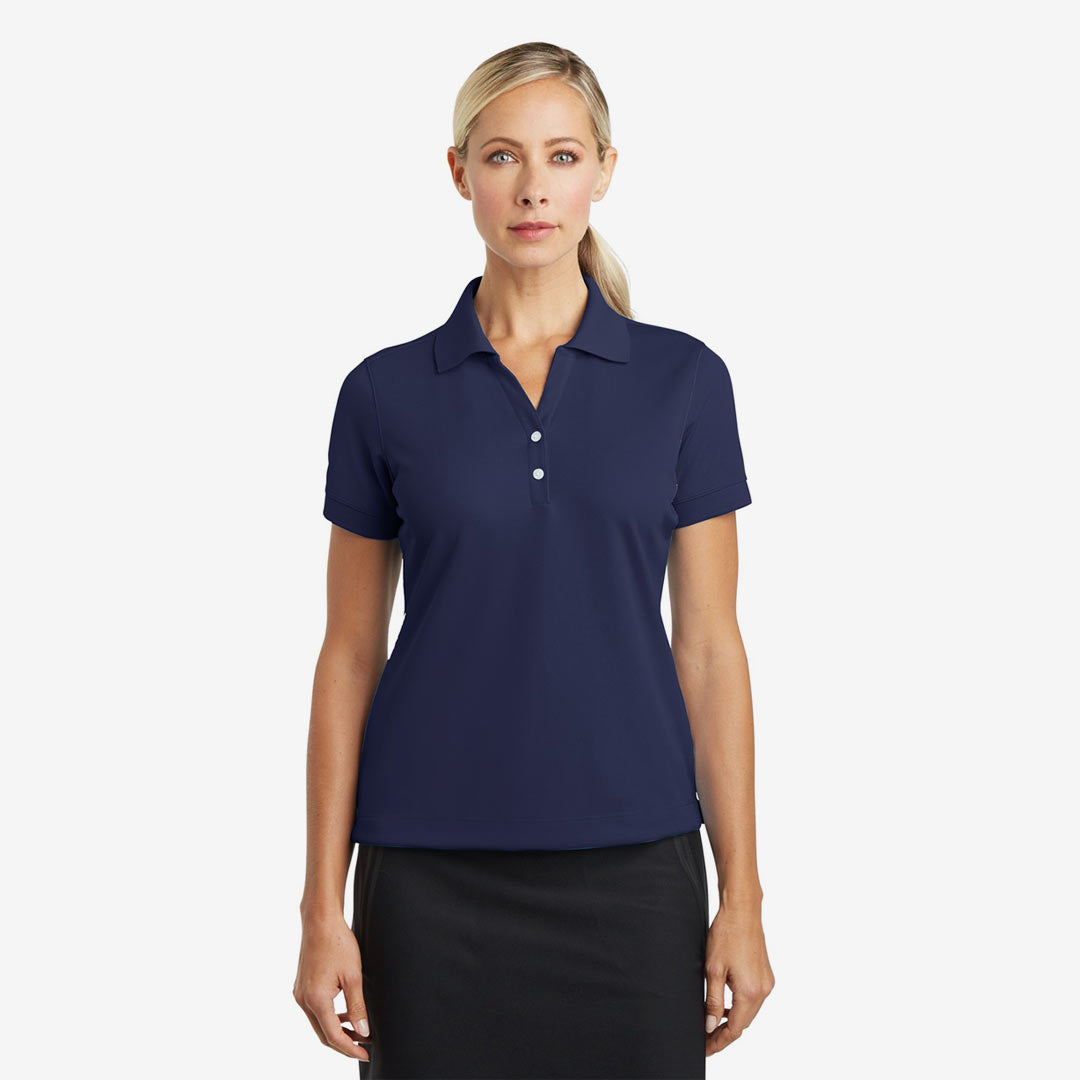 Nike Ladies Dri-FIT Classic Polo Midnight Navy Model Front 286772
